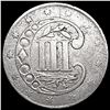 Image 2 : 1856 Silver Three Cent CLOSELY UNCIRCULATED