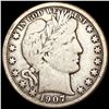 Image 1 : 1907-O Barber Half Dollar NICELY CIRCULATED