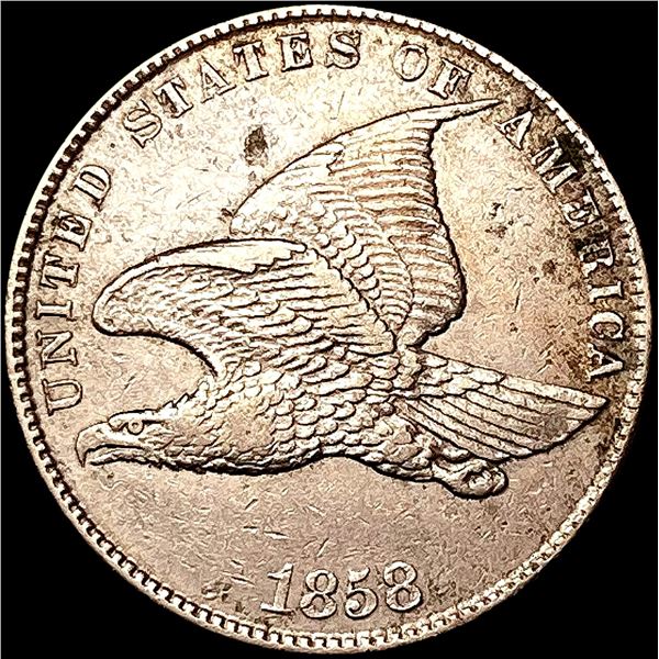 1858 Flying Eagle Cent CLOSELY UNCIRCULATED