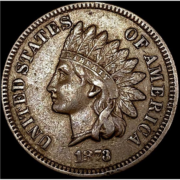 1873 Indian Head Cent CLOSELY UNCIRCULATED