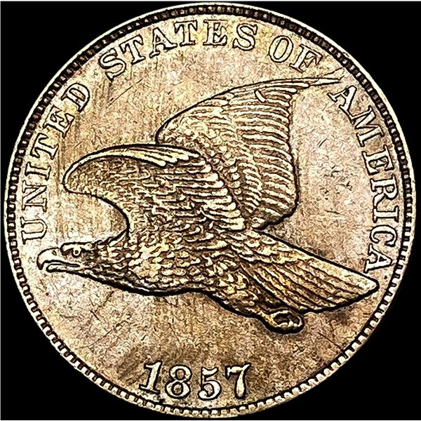 1857 Flying Eagle Cent CLOSELY UNCIRCULATED