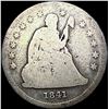 Image 1 : 1841-O Seated Liberty Quarter NICELY CIRCULATED