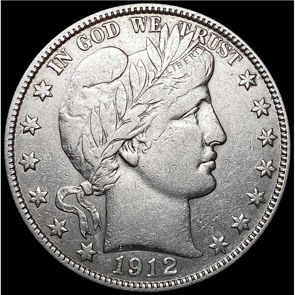 1912-D Barber Half Dollar CLOSELY UNCIRCULATED
