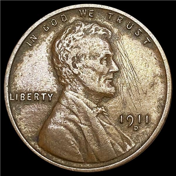 1911-D Wheat Cent CLOSELY UNCIRCULATED