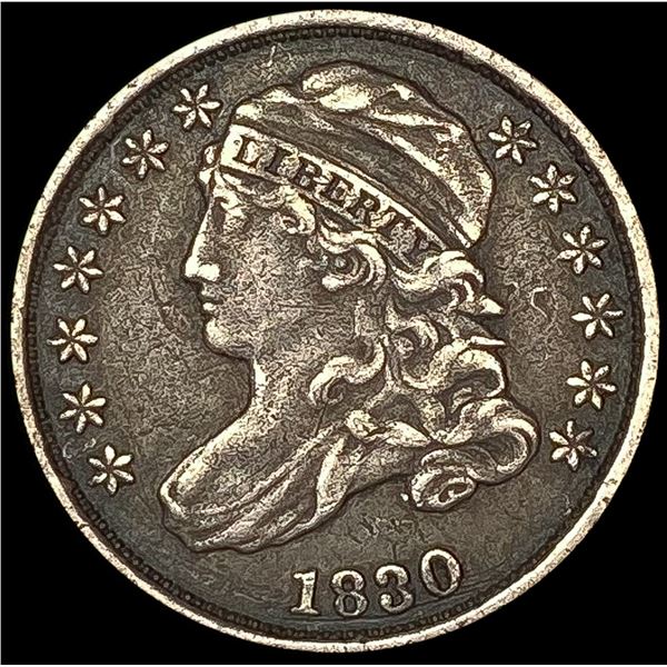 1830 Capped Bust Dime ABOUT UNCIRCULATED