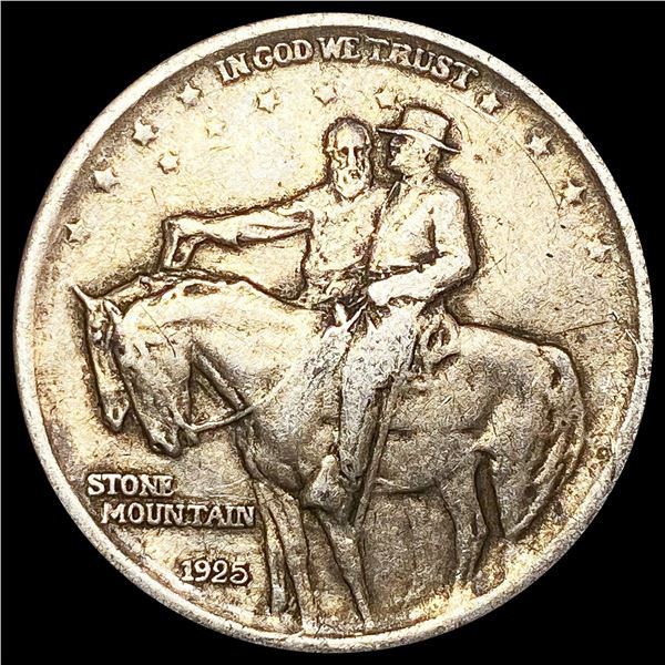 1925 Stone Mountain Half Dollar CLOSELY UNCIRCULAT