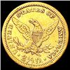 Image 2 : 1861 $2.50 Gold Quarter Eagle NICELY CIRCULATED