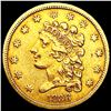 Image 1 : 1836 $2.50 Gold Quarter Eagle CLOSELY UNCIRCULATED