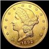 1892-S $20 Gold Double Eagle UNCIRCULATED