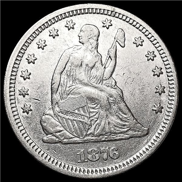 1876 Seated Liberty Quarter CLOSELY UNCIRCULATED