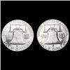Image 2 : [2] 1956 Franklin Half Dollars CHOICE PROOF