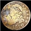 Image 1 : 1820 Capped Bust Dime NICELY CIRCULATED