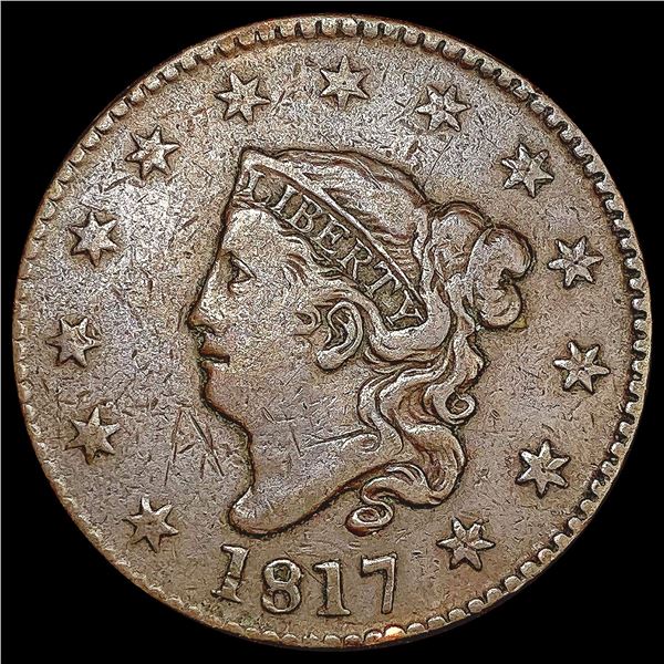 1817 Coronet Head Large Cent LIGHTLY CIRCULATED