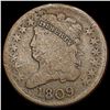 Image 1 : 1809 Classic Head Half Cent NICELY CIRCULATED