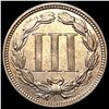 Image 2 : 1869 Nickel Three Cent CLOSELY UNCIRCULATED