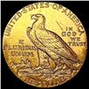 Image 2 : 1915 $5 Gold Half Eagle CHOICE AU