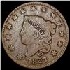 Image 1 : 1827 Coronet Head Large Cent NICELY CIRCULATED