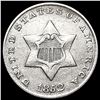 Image 1 : 1852 Silver Three Cent CLOSELY UNCIRCULATED
