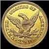 Image 2 : 1853 $2.50 Gold Quarter Eagle CLOSELY UNCIRCULATED