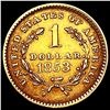 Image 2 : 1853 Rare Gold Dollar CLOSELY UNCIRCULATED