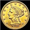 Image 1 : 1878 $2.50 Gold Quarter Eagle UNCIRCULATED