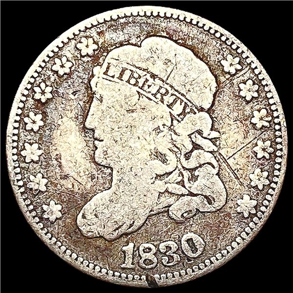 1830 Capped Bust Half Dime NICELY CIRCULATED