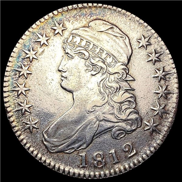 1812 Capped Bust Half Dollar CLOSELY UNCIRCULATED