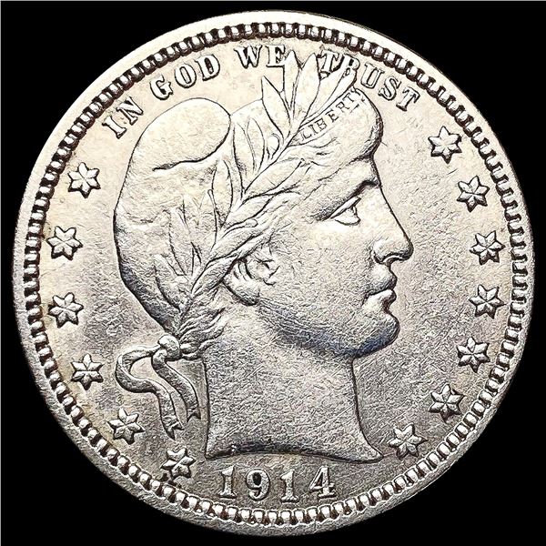 1914 Barber Quarter CLOSELY UNCIRCULATED