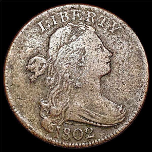 1802 Draped Bust Large Cent LIGHTLY CIRCULATED