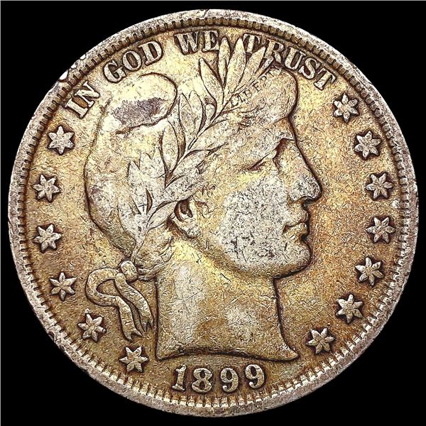 1899 Barber Half Dollar LIGHTLY CIRCULATED