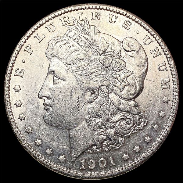 1901-S Morgan Silver Dollar CLOSELY UNCIRCULATED