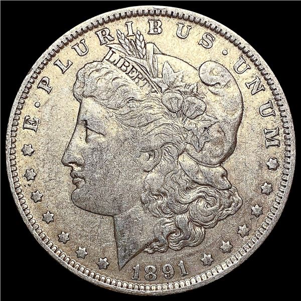 1891-O Morgan Silver Dollar NEARLY UNCIRCULATED