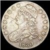 Image 1 : 1830 Capped Bust Half Dollar ABOUT UNCIRCULATED