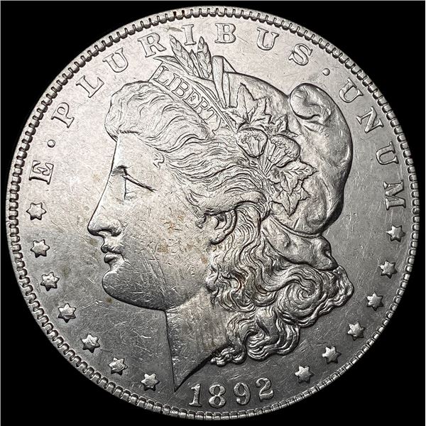 1892 Morgan Silver Dollar CLOSELY UNCIRCULATED