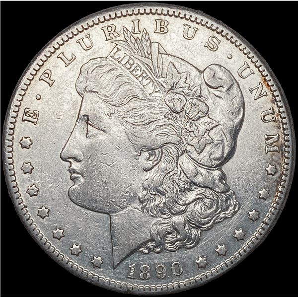 1890-CC Morgan Silver Dollar NEARLY UNCIRCULATED