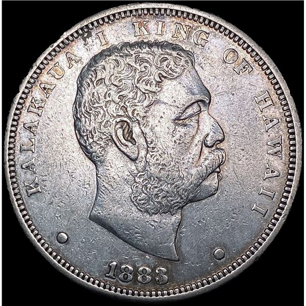 1883 Kingdom of Hawaii Dollar NEARLY UNCIRCULATED