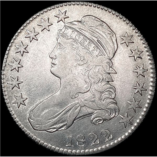 1822 Capped Bust Half Dollar NEARLY UNCIRCULATED