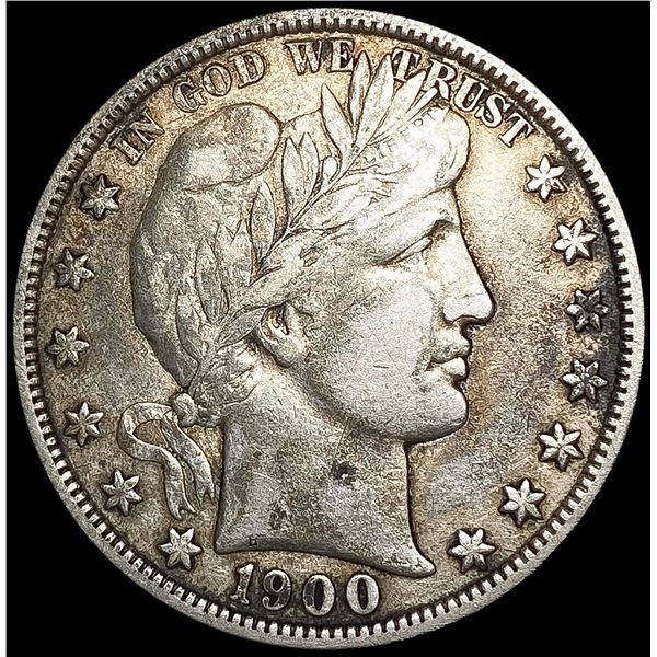 1900 Barber Half Dollar NICELY CIRCULATED