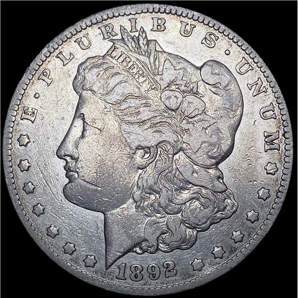 1892-CC Morgan Silver Dollar LIGHTLY CIRCULATED