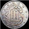 Image 2 : 1854 Silver Three Cent CLOSELY UNCIRCULATED