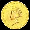Image 1 : 1855 Rare Gold Dollar LIGHTLY CIRCULATED