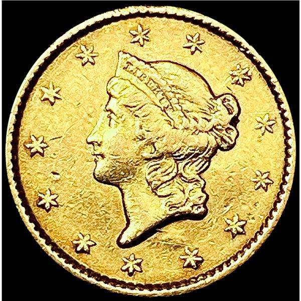 1853 Rare Gold Dollar CLOSELY UNCIRCULATED