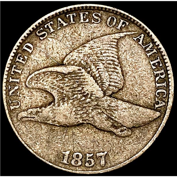 1857 Flying Eagle Cent LIGHTLY CIRCULATED