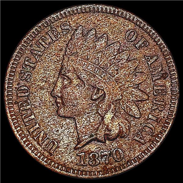 1870 Indian Head Cent LIGHTLY CIRCULATED