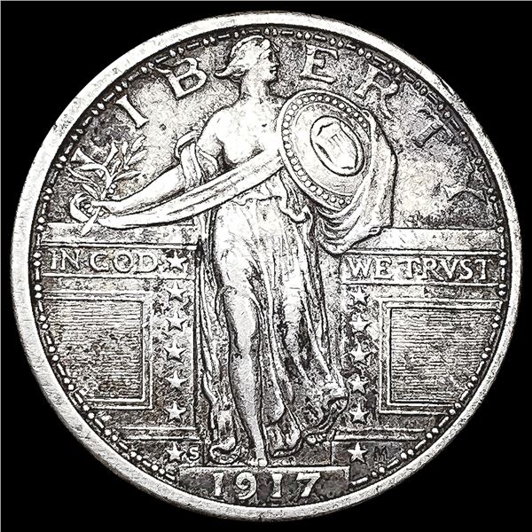 1917-S Standing Liberty Quarter NEARLY UNCIRCULATE