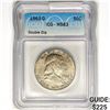 Image 1 : 1963-D Franklin Half Dollar ICG MS63 Double Clip