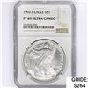 Image 1 : 1993 American 1oz Silver Eagle NGC PF69 Ultra CAM
