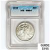 1943 Walking Liberty Half Dollar ICG MS64