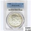 1928 Silver Peace Dollar PCGS AU55