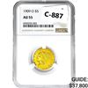 Image 1 : 1909-O $5 Gold Half Eagle NGC AU55